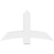 Ekena Millwork Bellingham Architectural Grade PVC Gable Bracket, 48"W x 28"H x 6"D x 6"F, 14/12 Pitch GBP048X28X0606BEL00 - alternate 2